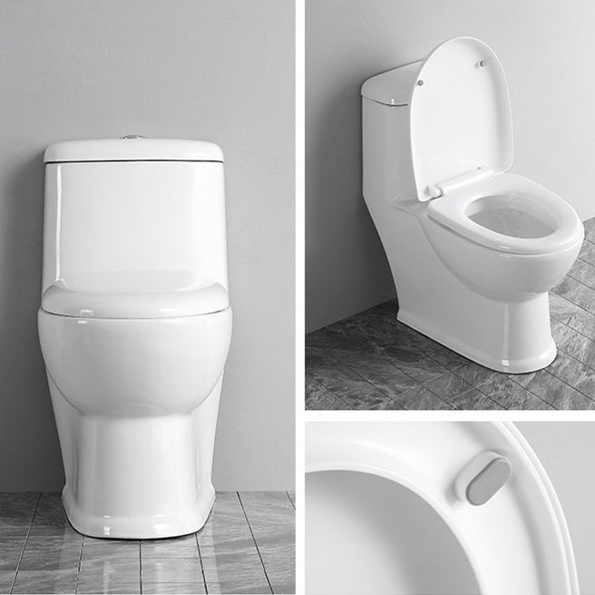 Modern Siphon Jet Toilet Floor Mount Urine Toilet with Toilet Seat Clearhalo 'Bathroom Remodel & Bathroom Fixtures' 'Home Improvement' 'home_improvement' 'home_improvement_toilets' 'Toilets & Bidets' 'Toilets' 6242369