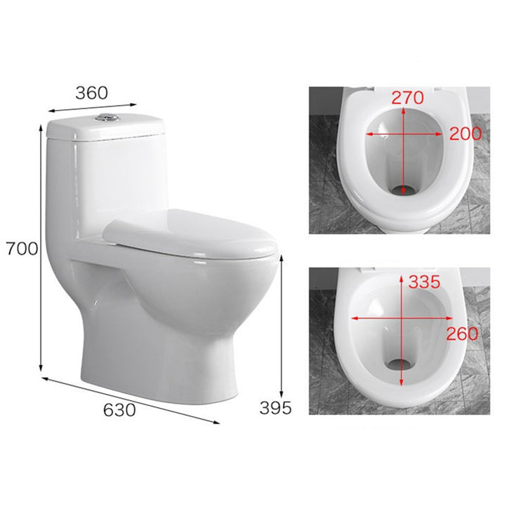 Modern Siphon Jet Toilet Floor Mount Urine Toilet with Toilet Seat Clearhalo 'Bathroom Remodel & Bathroom Fixtures' 'Home Improvement' 'home_improvement' 'home_improvement_toilets' 'Toilets & Bidets' 'Toilets' 6242370