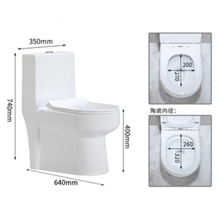 Modern Siphon Jet Toilet Floor Mount Urine Toilet with Toilet Seat Clearhalo 'Bathroom Remodel & Bathroom Fixtures' 'Home Improvement' 'home_improvement' 'home_improvement_toilets' 'Toilets & Bidets' 'Toilets' 6242374