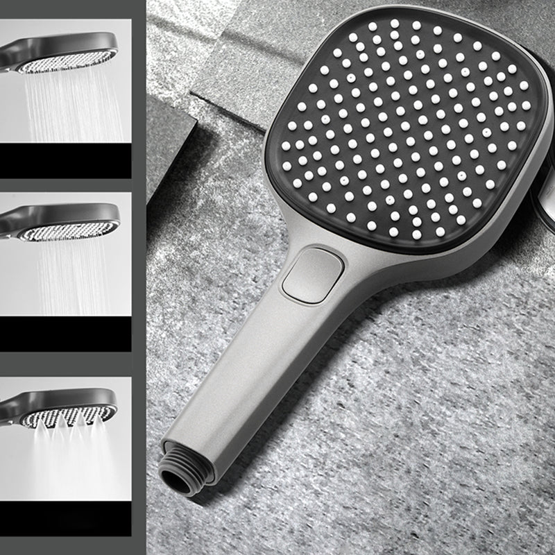 Contemporary Shower System Dual Shower Head Slide Bar Thermostatic Wall Mounted Shower Set Clearhalo 'Bathroom Remodel & Bathroom Fixtures' 'Home Improvement' 'home_improvement' 'home_improvement_shower_faucets' 'Shower Faucets & Systems' 'shower_faucets' 'Showers & Bathtubs Plumbing' 'Showers & Bathtubs' 6246048