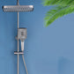 Modern Pressure Balanced Diverter Valve Shower Faucet Square Shower System on Wall Clearhalo 'Bathroom Remodel & Bathroom Fixtures' 'Home Improvement' 'home_improvement' 'home_improvement_shower_faucets' 'Shower Faucets & Systems' 'shower_faucets' 'Showers & Bathtubs Plumbing' 'Showers & Bathtubs' 6246086