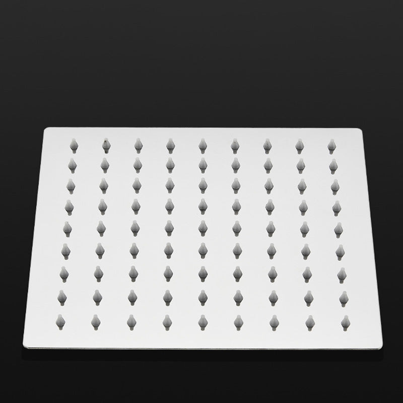 Wall Mounted Adjustable Shower Head Modern Square Metal Shower Clearhalo 'Bathroom Remodel & Bathroom Fixtures' 'Home Improvement' 'home_improvement' 'home_improvement_shower_heads' 'Shower Heads' 'shower_heads' 'Showers & Bathtubs Plumbing' 'Showers & Bathtubs' 6246813