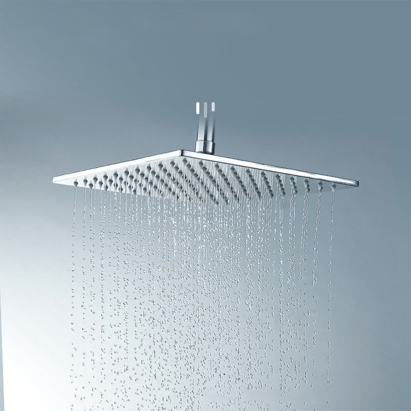 Ceiling Mounted Metal Shower Head Modern Home Fixed Shower Head Clearhalo 'Bathroom Remodel & Bathroom Fixtures' 'Home Improvement' 'home_improvement' 'home_improvement_shower_heads' 'Shower Heads' 'shower_heads' 'Showers & Bathtubs Plumbing' 'Showers & Bathtubs' 6246848