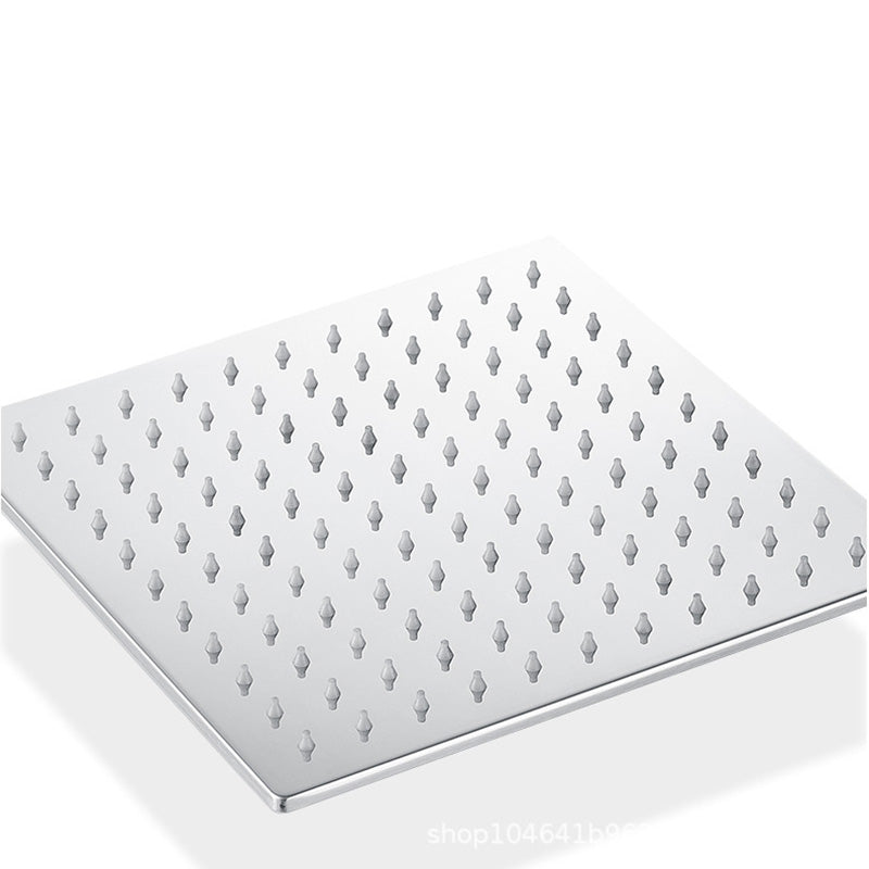 Ceiling Mounted Metal Shower Head Modern Home Fixed Shower Head Clearhalo 'Bathroom Remodel & Bathroom Fixtures' 'Home Improvement' 'home_improvement' 'home_improvement_shower_heads' 'Shower Heads' 'shower_heads' 'Showers & Bathtubs Plumbing' 'Showers & Bathtubs' 6246858