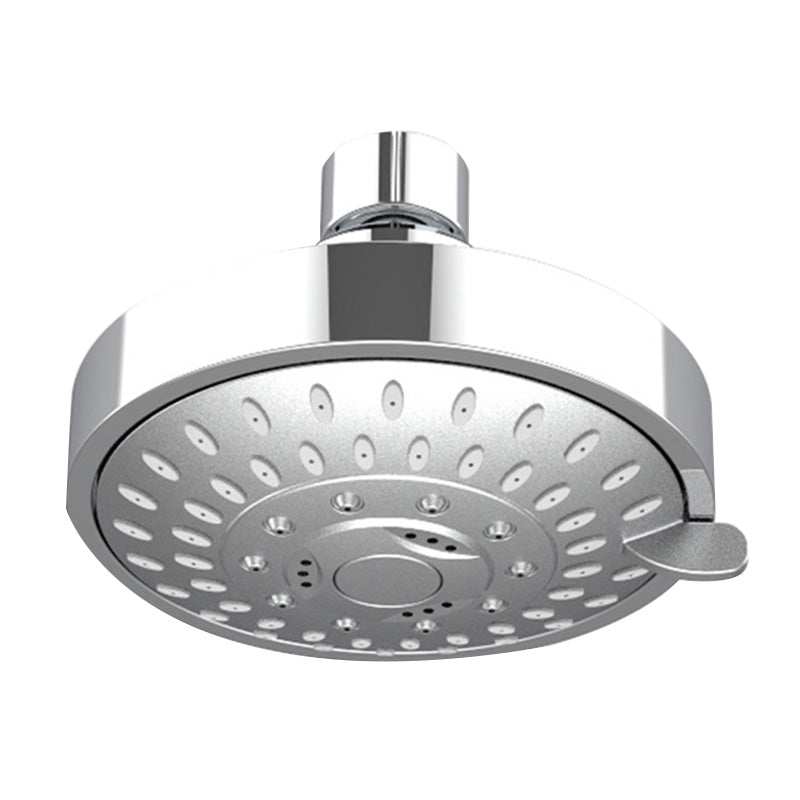 Wall Mounted Metal Shower Head Modern Round Fixed Shower Head Clearhalo 'Bathroom Remodel & Bathroom Fixtures' 'Home Improvement' 'home_improvement' 'home_improvement_shower_heads' 'Shower Heads' 'shower_heads' 'Showers & Bathtubs Plumbing' 'Showers & Bathtubs' 6246877