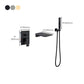 Modern Bathroom Faucet One Handle Copper Wall Mounted Bathtub Faucet Clearhalo 'Bathroom Remodel & Bathroom Fixtures' 'Bathtub Faucets' 'bathtub_faucets' 'Home Improvement' 'home_improvement' 'home_improvement_bathtub_faucets' 6248612