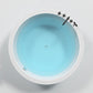 Modern Round Drop-in Bath Tub Acrylic Soaking Bathtub in White Tub Only Tub with Black 5-Piece Set Clearhalo 'Bathroom Remodel & Bathroom Fixtures' 'Bathtubs' 'Home Improvement' 'home_improvement' 'home_improvement_bathtubs' 'Showers & Bathtubs' 6250346