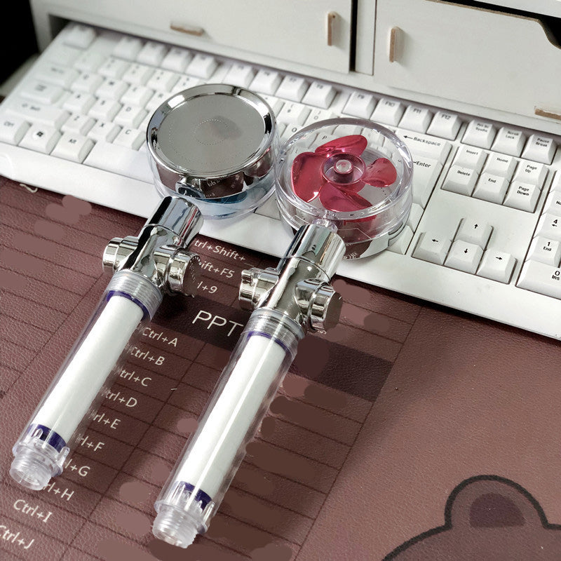 Plastic Handheld Shower Head Standard Round Spray Head with Swivel Clearhalo 'Bathroom Remodel & Bathroom Fixtures' 'Home Improvement' 'home_improvement' 'home_improvement_shower_heads' 'Shower Heads' 'shower_heads' 'Showers & Bathtubs Plumbing' 'Showers & Bathtubs' 6254796