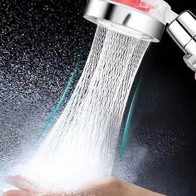 Plastic Handheld Shower Head Standard Round Spray Head with Swivel Clearhalo 'Bathroom Remodel & Bathroom Fixtures' 'Home Improvement' 'home_improvement' 'home_improvement_shower_heads' 'Shower Heads' 'shower_heads' 'Showers & Bathtubs Plumbing' 'Showers & Bathtubs' 6254802