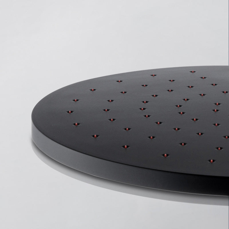 Contemporary Style Shower Head Plastic Fixed Shower Head with Shape of Round and Square Clearhalo 'Bathroom Remodel & Bathroom Fixtures' 'Home Improvement' 'home_improvement' 'home_improvement_shower_heads' 'Shower Heads' 'shower_heads' 'Showers & Bathtubs Plumbing' 'Showers & Bathtubs' 6254806