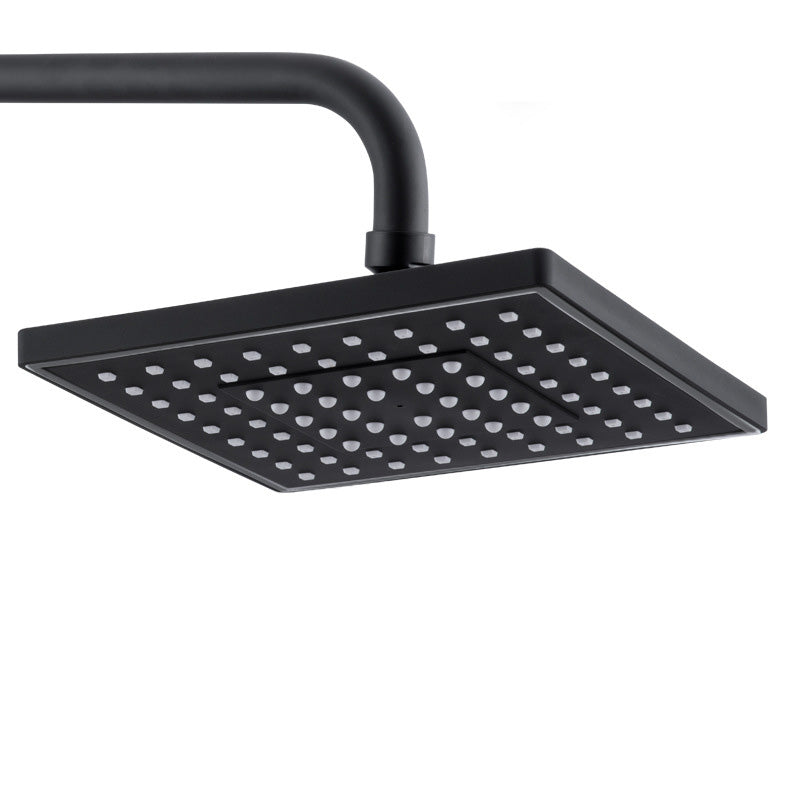 Contemporary Style Shower Head Plastic Fixed Shower Head with Shape of Round and Square Clearhalo 'Bathroom Remodel & Bathroom Fixtures' 'Home Improvement' 'home_improvement' 'home_improvement_shower_heads' 'Shower Heads' 'shower_heads' 'Showers & Bathtubs Plumbing' 'Showers & Bathtubs' 6254808