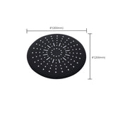 Contemporary Style Shower Head Plastic Fixed Shower Head with Shape of Round and Square Clearhalo 'Bathroom Remodel & Bathroom Fixtures' 'Home Improvement' 'home_improvement' 'home_improvement_shower_heads' 'Shower Heads' 'shower_heads' 'Showers & Bathtubs Plumbing' 'Showers & Bathtubs' 6254816