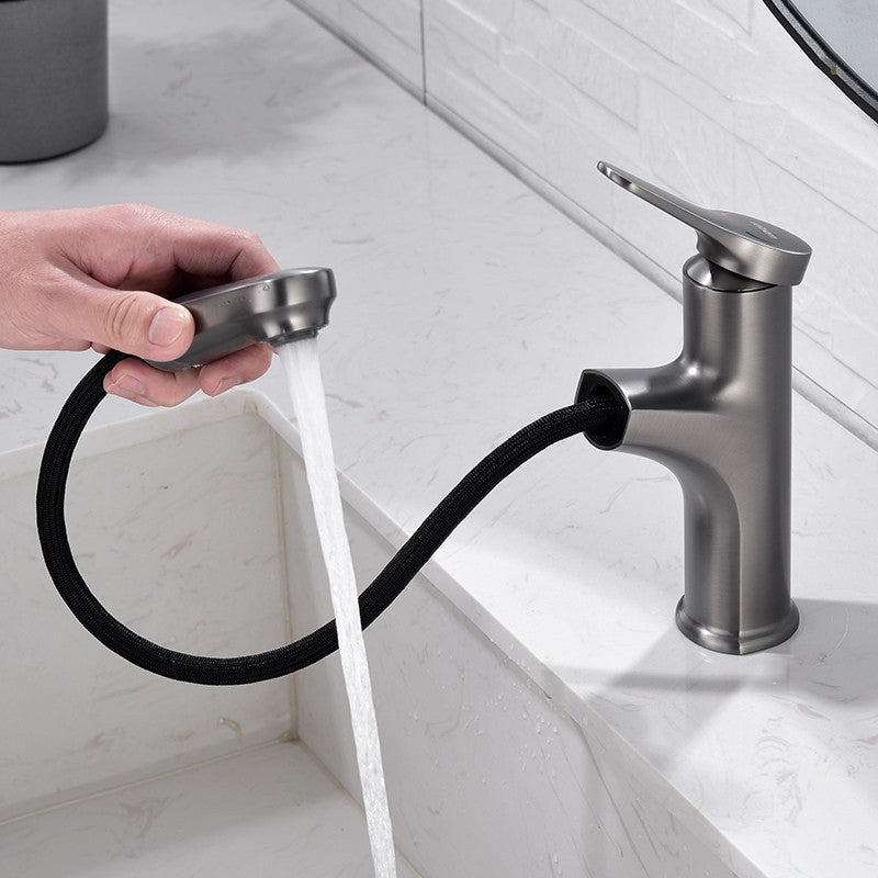 Modern 1-Handle Faucet with Water Dispenser Copper with Pull out Sprayer Faucet Clearhalo 'Home Improvement' 'home_improvement' 'home_improvement_kitchen_faucets' 'Kitchen Faucets' 'Kitchen Remodel & Kitchen Fixtures' 'Kitchen Sinks & Faucet Components' 'kitchen_faucets' 6255543