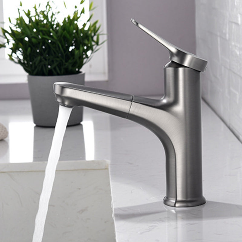 Modern 1-Handle Faucet with Water Dispenser Copper with Pull out Sprayer Faucet Clearhalo 'Home Improvement' 'home_improvement' 'home_improvement_kitchen_faucets' 'Kitchen Faucets' 'Kitchen Remodel & Kitchen Fixtures' 'Kitchen Sinks & Faucet Components' 'kitchen_faucets' 6255560