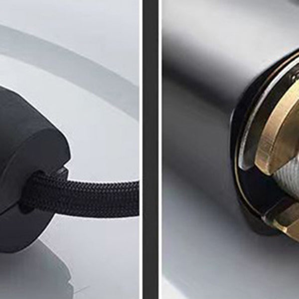 Modern Faucet 1-Handle and 1-Hole Copper with Pull out Sprayer Faucet Clearhalo 'Home Improvement' 'home_improvement' 'home_improvement_kitchen_faucets' 'Kitchen Faucets' 'Kitchen Remodel & Kitchen Fixtures' 'Kitchen Sinks & Faucet Components' 'kitchen_faucets' 6255598