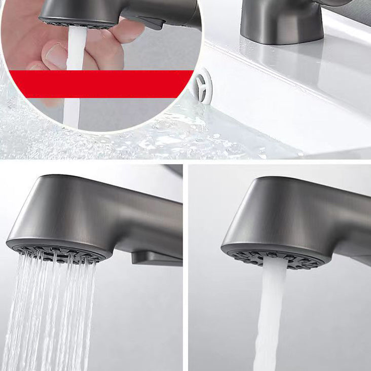 Modern Faucet 1-Handle and 1-Hole Copper with Pull out Sprayer Faucet Clearhalo 'Home Improvement' 'home_improvement' 'home_improvement_kitchen_faucets' 'Kitchen Faucets' 'Kitchen Remodel & Kitchen Fixtures' 'Kitchen Sinks & Faucet Components' 'kitchen_faucets' 6255602
