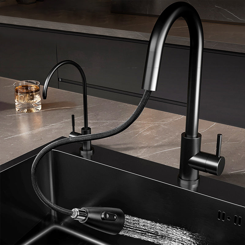 Contemporary Style Sink Set Stainless Steel Friction Resistant Quiet Sink Set for Kitchen Clearhalo 'Home Improvement' 'home_improvement' 'home_improvement_kitchen_sinks' 'Kitchen Remodel & Kitchen Fixtures' 'Kitchen Sinks & Faucet Components' 'Kitchen Sinks' 'kitchen_sinks' 6255730