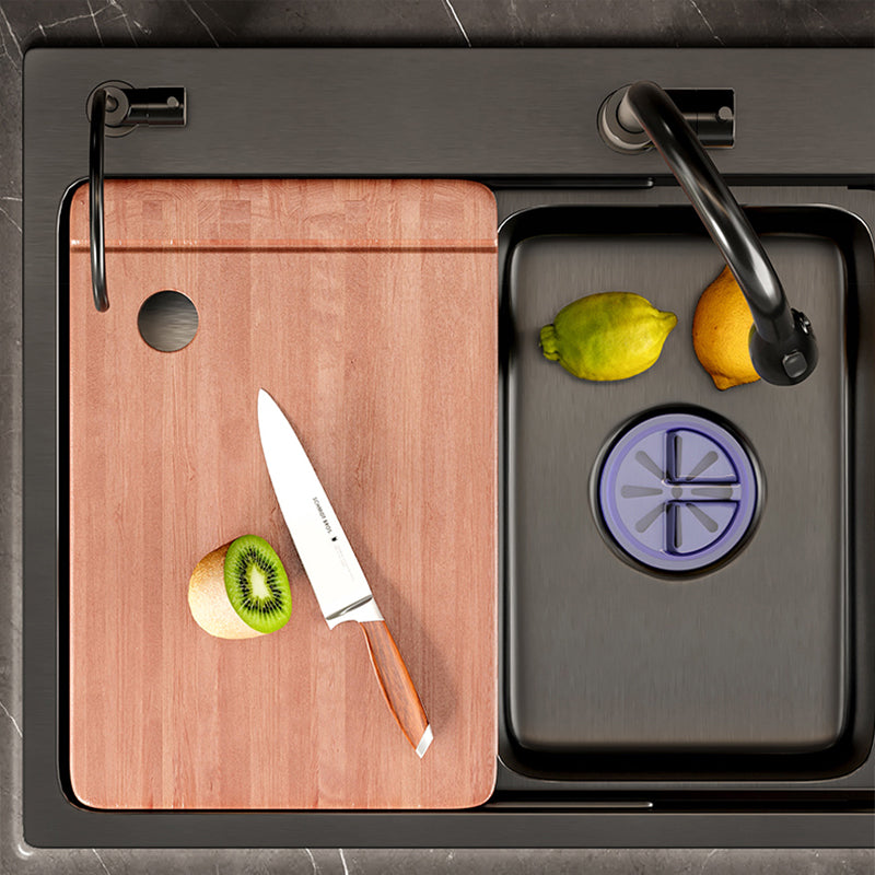 Classic Style Sink Set Stainless Steel Friction Resistant Sink Set for Kitchen Clearhalo 'Home Improvement' 'home_improvement' 'home_improvement_kitchen_sinks' 'Kitchen Remodel & Kitchen Fixtures' 'Kitchen Sinks & Faucet Components' 'Kitchen Sinks' 'kitchen_sinks' 6255761