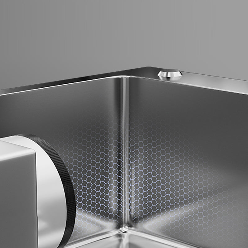 Classic Sink Set Stainless Steel Friction Resistant Sink Set for Kitchen Clearhalo 'Home Improvement' 'home_improvement' 'home_improvement_kitchen_sinks' 'Kitchen Remodel & Kitchen Fixtures' 'Kitchen Sinks & Faucet Components' 'Kitchen Sinks' 'kitchen_sinks' 6255800