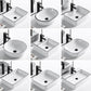 Modern Bathroom Sink Porcelain Rectangular with Overflow and Drain Assembly Basin Sink Clearhalo 'Bathroom Remodel & Bathroom Fixtures' 'Bathroom Sinks & Faucet Components' 'Bathroom Sinks' 'bathroom_sink' 'Home Improvement' 'home_improvement' 'home_improvement_bathroom_sink' 6255972