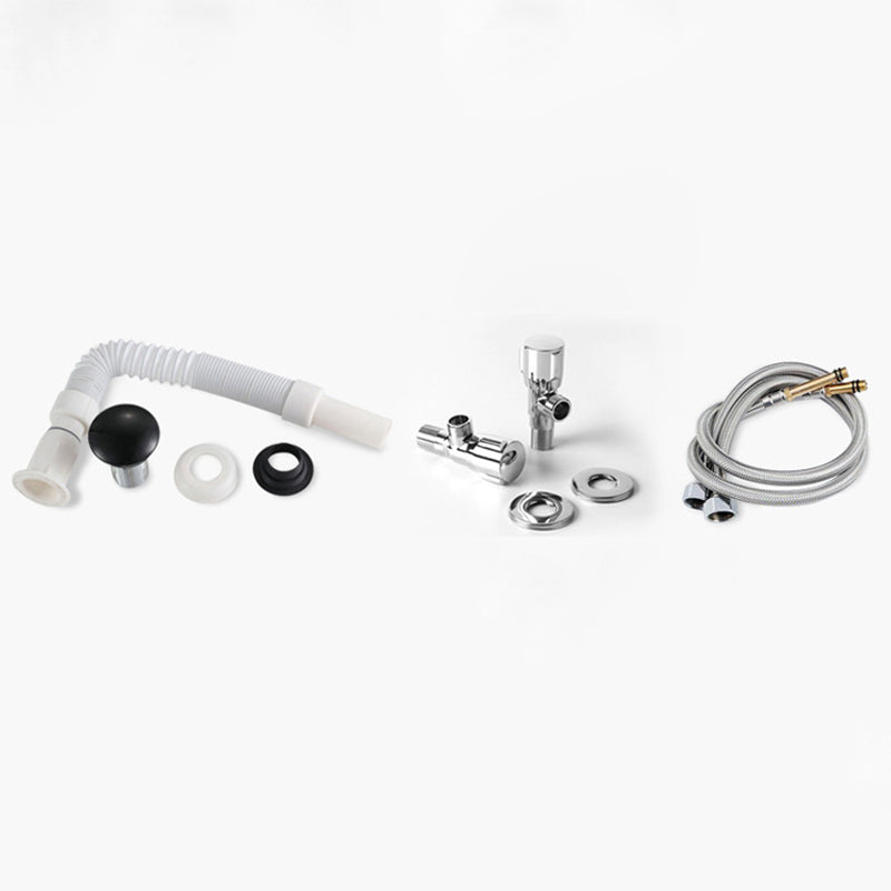 Modern Bathroom Sink Porcelain Rectangular with Overflow and Drain Assembly Basin Sink Clearhalo 'Bathroom Remodel & Bathroom Fixtures' 'Bathroom Sinks & Faucet Components' 'Bathroom Sinks' 'bathroom_sink' 'Home Improvement' 'home_improvement' 'home_improvement_bathroom_sink' 6255976