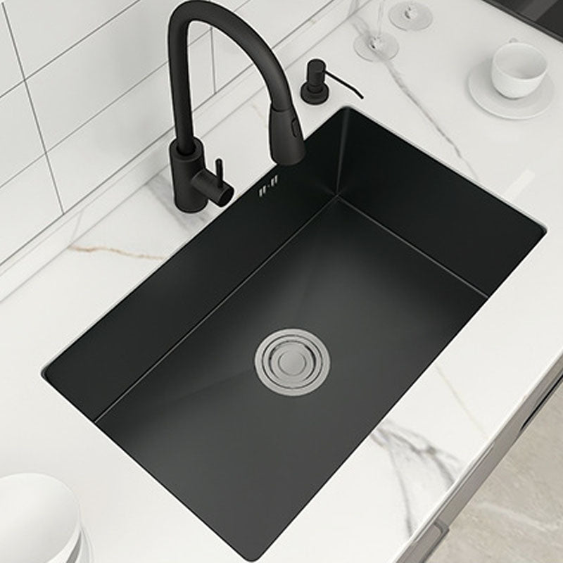 Modern Kitchen Sink Stainless Steel with Accessories Faucet and Soap Dispenser Workstation Clearhalo 'Home Improvement' 'home_improvement' 'home_improvement_kitchen_sinks' 'Kitchen Remodel & Kitchen Fixtures' 'Kitchen Sinks & Faucet Components' 'Kitchen Sinks' 'kitchen_sinks' 6257016
