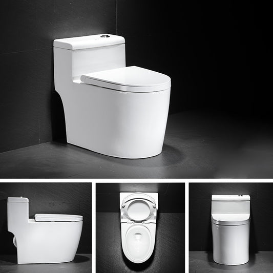 Contemporary One Piece Toilet Floor Mounted Toilet Bowl for Washroom Clearhalo 'Bathroom Remodel & Bathroom Fixtures' 'Home Improvement' 'home_improvement' 'home_improvement_toilets' 'Toilets & Bidets' 'Toilets' 6262289