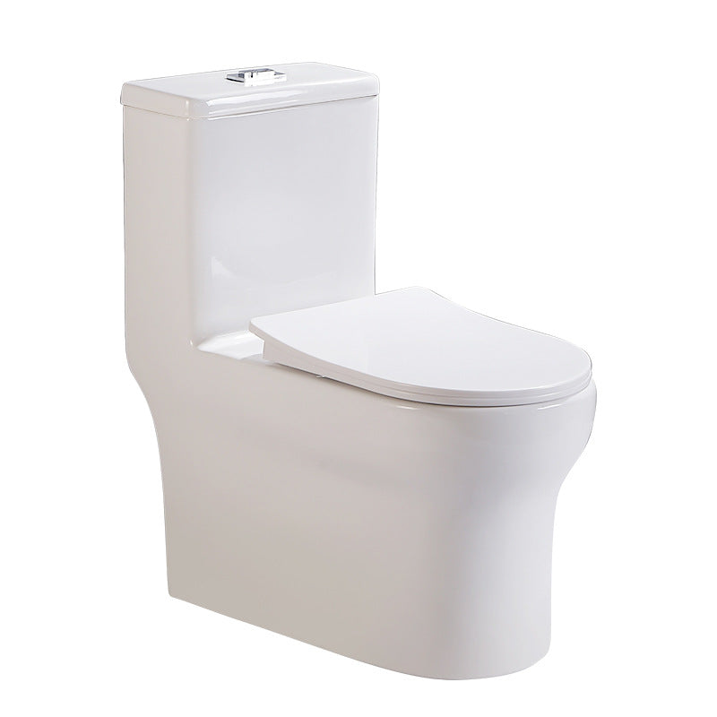 Siphon Jet Urine Toilet One-Piece Toilet Porcelain Floor Mounted Flush Toilet Clearhalo 'Bathroom Remodel & Bathroom Fixtures' 'Home Improvement' 'home_improvement' 'home_improvement_toilets' 'Toilets & Bidets' 'Toilets' 6262308