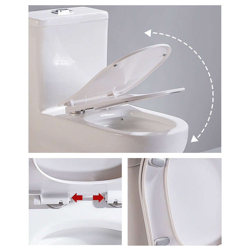 Siphon Jet Urine Toilet One-Piece Toilet Porcelain Floor Mounted Flush Toilet Clearhalo 'Bathroom Remodel & Bathroom Fixtures' 'Home Improvement' 'home_improvement' 'home_improvement_toilets' 'Toilets & Bidets' 'Toilets' 6262313