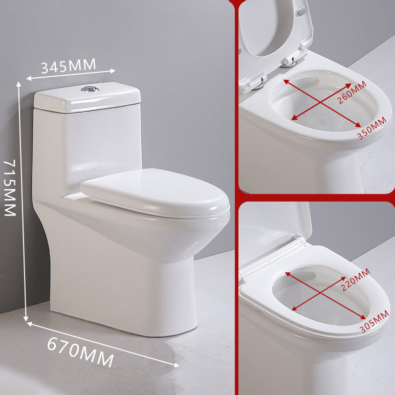 Siphon Jet Urine Toilet One-Piece Toilet Porcelain Floor Mounted Flush Toilet Clearhalo 'Bathroom Remodel & Bathroom Fixtures' 'Home Improvement' 'home_improvement' 'home_improvement_toilets' 'Toilets & Bidets' 'Toilets' 6262318