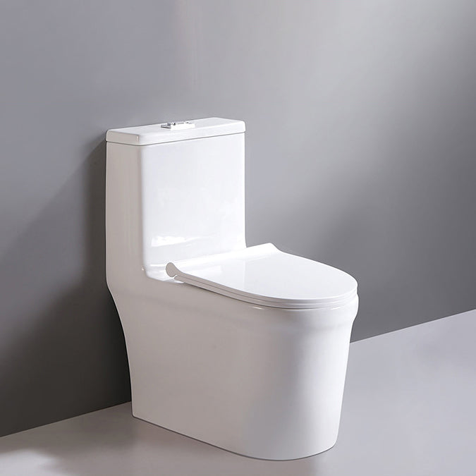 Siphon Jet Urine Toilet One-Piece Toilet Porcelain Floor Mounted Flush Toilet Clearhalo 'Bathroom Remodel & Bathroom Fixtures' 'Home Improvement' 'home_improvement' 'home_improvement_toilets' 'Toilets & Bidets' 'Toilets' 6262325