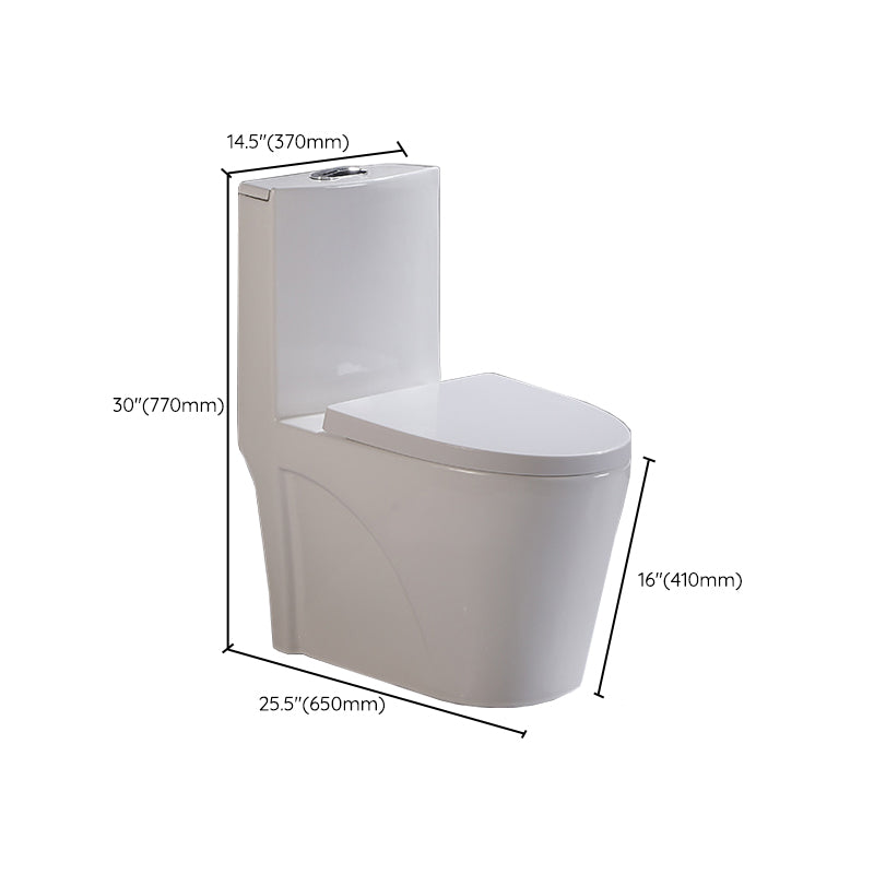 Siphon Jet Urine Toilet One-Piece Toilet Porcelain Floor Mounted Flush Toilet Clearhalo 'Bathroom Remodel & Bathroom Fixtures' 'Home Improvement' 'home_improvement' 'home_improvement_toilets' 'Toilets & Bidets' 'Toilets' 6262331