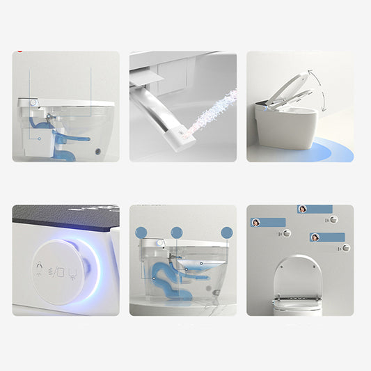 Modern Porcelain Toilet Bowl Floor Mounted All-In-One Urine Toilet Clearhalo 'Bathroom Remodel & Bathroom Fixtures' 'Home Improvement' 'home_improvement' 'home_improvement_toilets' 'Toilets & Bidets' 'Toilets' 6262340