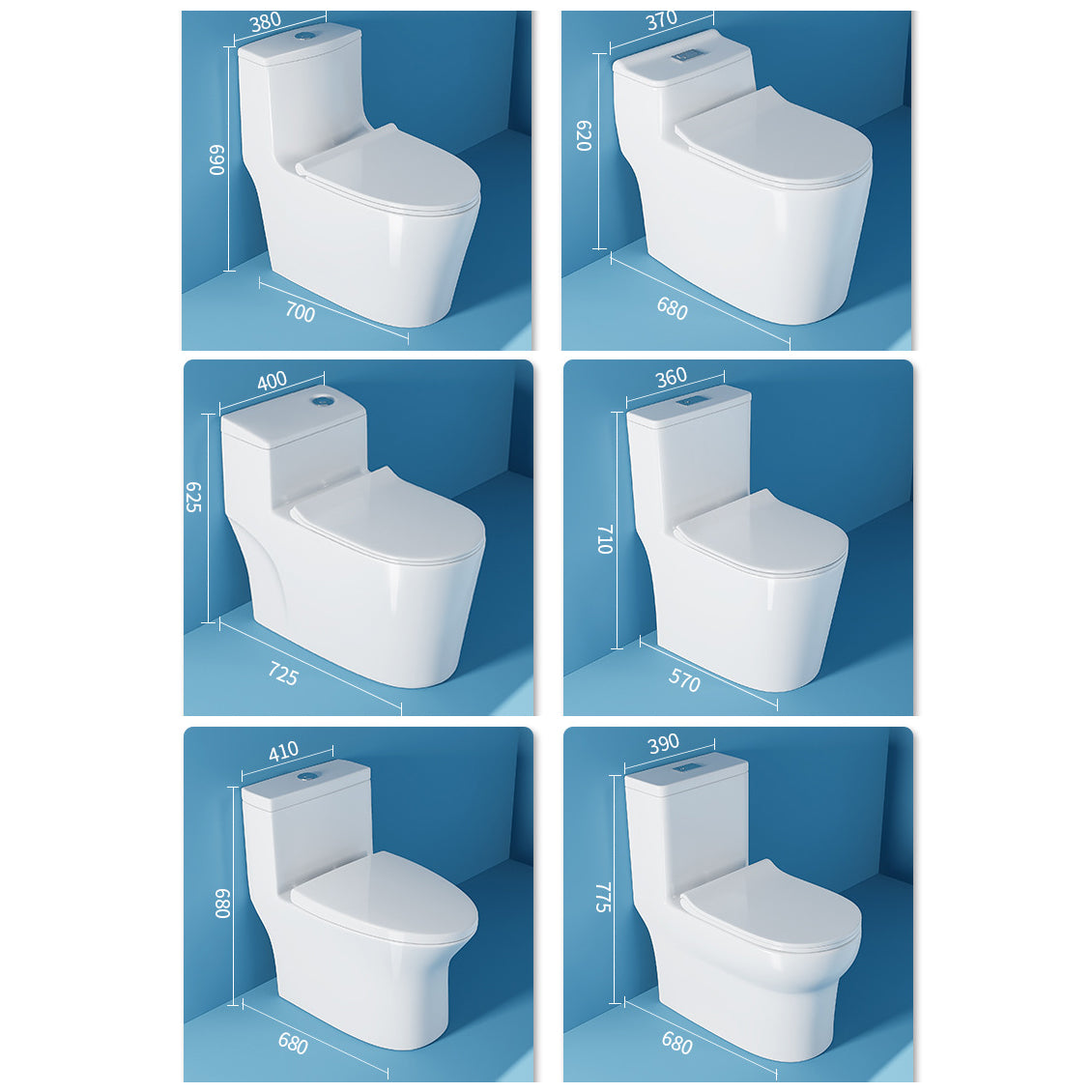 Contemporary Floor Mounted Toilet Bowl One-Piece Toilet for Washroom Clearhalo 'Bathroom Remodel & Bathroom Fixtures' 'Home Improvement' 'home_improvement' 'home_improvement_toilets' 'Toilets & Bidets' 'Toilets' 6262411