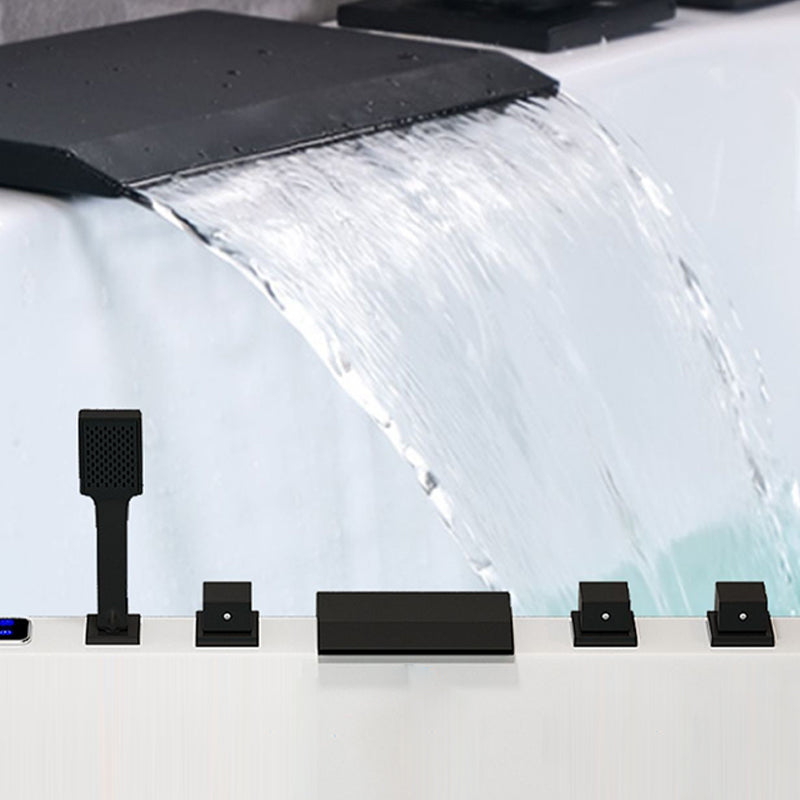 Modern Acrylic Bathtub Right-Hand Drain and Overflow Trim Bath Tub Clearhalo 'Bathroom Remodel & Bathroom Fixtures' 'Bathtubs' 'Home Improvement' 'home_improvement' 'home_improvement_bathtubs' 'Showers & Bathtubs' 6262481