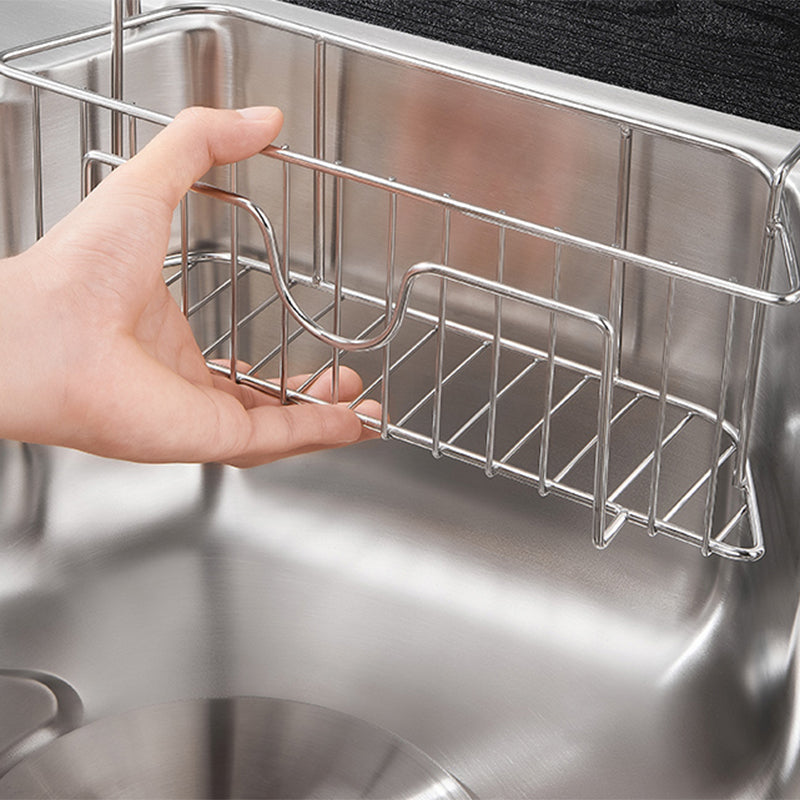 Contemporary Kitchen Sink Set Stainless Steel Friction Resistant Kitchen Sink Set Clearhalo 'Home Improvement' 'home_improvement' 'home_improvement_kitchen_sinks' 'Kitchen Remodel & Kitchen Fixtures' 'Kitchen Sinks & Faucet Components' 'Kitchen Sinks' 'kitchen_sinks' 6272658