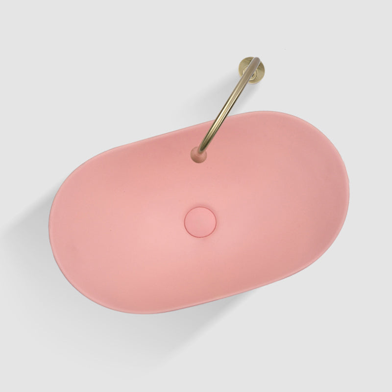 Modern Bathroom Sink Porcelain Oval with Basin and Faucet Vessel Lavatory Sink Clearhalo 'Bathroom Remodel & Bathroom Fixtures' 'Bathroom Sinks & Faucet Components' 'Bathroom Sinks' 'bathroom_sink' 'Home Improvement' 'home_improvement' 'home_improvement_bathroom_sink' 6272833