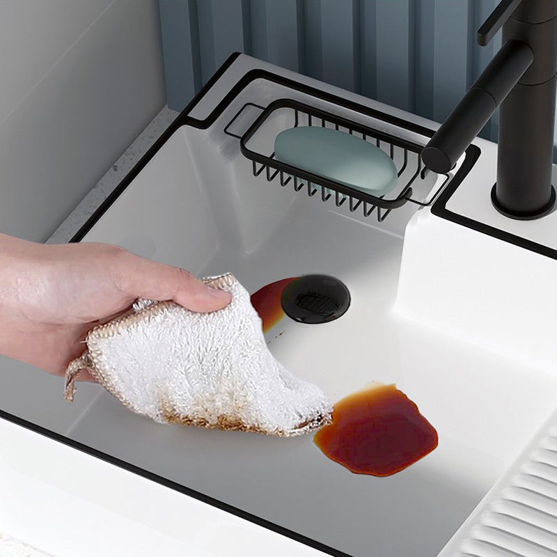 Modern Bathroom Sink Porcelain Right Basin with Pop-Up Drain and Faucet Wash Stand Clearhalo 'Bathroom Remodel & Bathroom Fixtures' 'Bathroom Sinks & Faucet Components' 'Bathroom Sinks' 'bathroom_sink' 'Home Improvement' 'home_improvement' 'home_improvement_bathroom_sink' 6272853