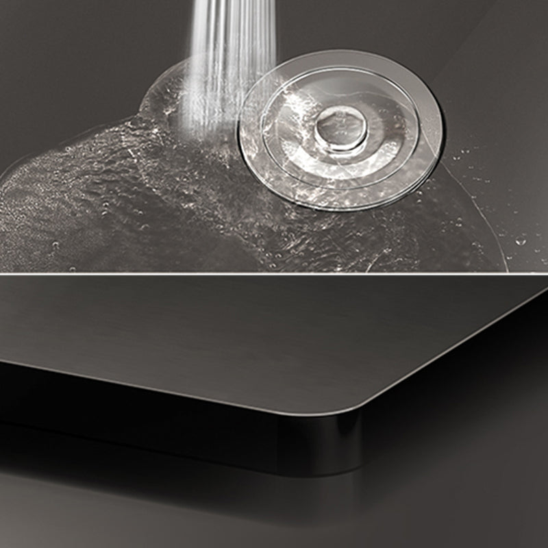 Contemporary Sink Set Stainless Steel Friction Resistant Sink Set for Kitchen Clearhalo 'Home Improvement' 'home_improvement' 'home_improvement_kitchen_sinks' 'Kitchen Remodel & Kitchen Fixtures' 'Kitchen Sinks & Faucet Components' 'Kitchen Sinks' 'kitchen_sinks' 6272870