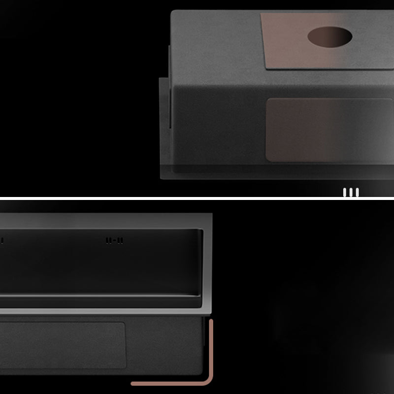 Contemporary Sink Set Stainless Steel Friction Resistant Sink Set for Kitchen Clearhalo 'Home Improvement' 'home_improvement' 'home_improvement_kitchen_sinks' 'Kitchen Remodel & Kitchen Fixtures' 'Kitchen Sinks & Faucet Components' 'Kitchen Sinks' 'kitchen_sinks' 6272879