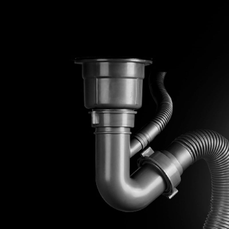 Contemporary Sink Set Stainless Steel Friction Resistant Sink Set for Kitchen Clearhalo 'Home Improvement' 'home_improvement' 'home_improvement_kitchen_sinks' 'Kitchen Remodel & Kitchen Fixtures' 'Kitchen Sinks & Faucet Components' 'Kitchen Sinks' 'kitchen_sinks' 6272880