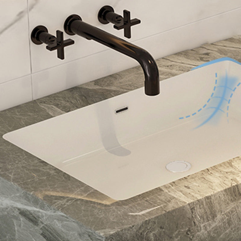 Modern Bathroom Sink Vanity Limestone Faucet and Mirror Open Console with Sink Set Clearhalo 'Bathroom Remodel & Bathroom Fixtures' 'Bathroom Vanities' 'bathroom_vanities' 'Home Improvement' 'home_improvement' 'home_improvement_bathroom_vanities' 6273243
