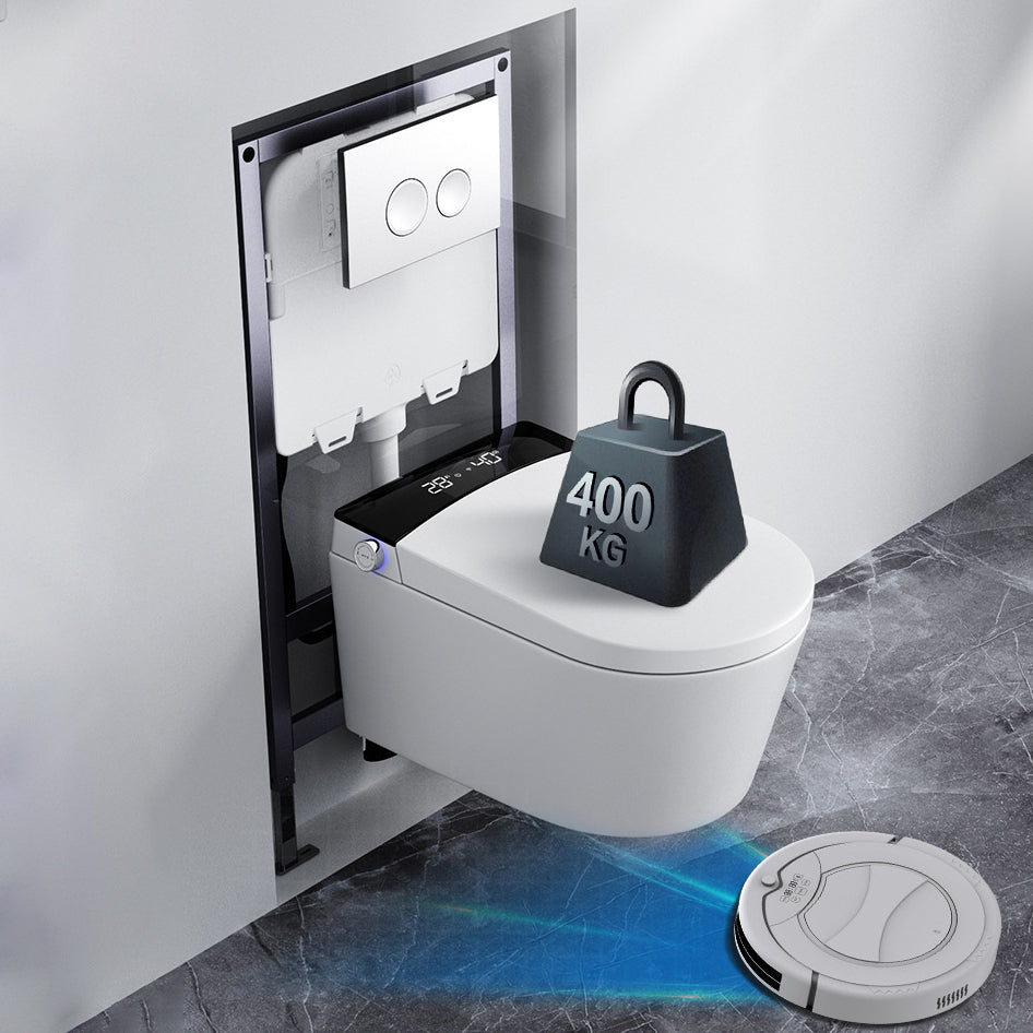 Contemporary 1-Piece Bidet Toilet Wall Mount Toilet Bowl for Washroom Clearhalo 'Bathroom Remodel & Bathroom Fixtures' 'Home Improvement' 'home_improvement' 'home_improvement_toilets' 'Toilets & Bidets' 'Toilets' 6274708