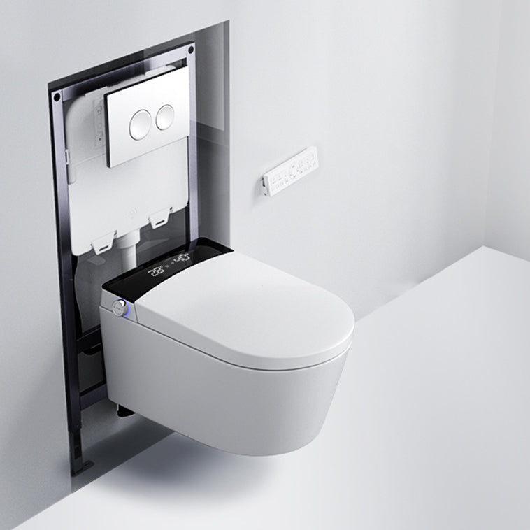 Contemporary 1-Piece Bidet Toilet Wall Mount Toilet Bowl for Washroom Clearhalo 'Bathroom Remodel & Bathroom Fixtures' 'Home Improvement' 'home_improvement' 'home_improvement_toilets' 'Toilets & Bidets' 'Toilets' 6274724