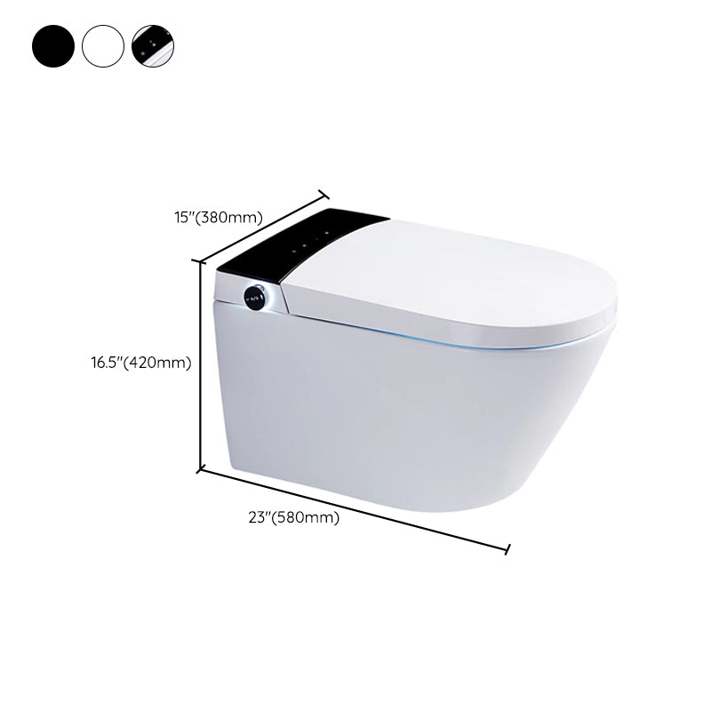 Contemporary 1-Piece Bidet Toilet Wall Mount Toilet Bowl for Washroom Clearhalo 'Bathroom Remodel & Bathroom Fixtures' 'Home Improvement' 'home_improvement' 'home_improvement_toilets' 'Toilets & Bidets' 'Toilets' 6274726