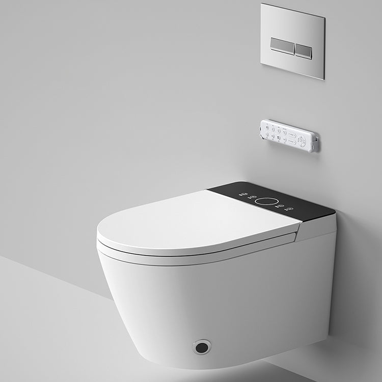 Modern White Wall Mount Urine Toilet Siphon Jet Toilet Bowl with Toilet Seat White Black Splash Proof (Upgrade Configuration) Toilet with Low Tanker Clearhalo 'Bathroom Remodel & Bathroom Fixtures' 'Home Improvement' 'home_improvement' 'home_improvement_toilets' 'Toilets & Bidets' 'Toilets' 6274734