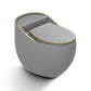 Concealed Tank Flush Toilet Modern One-Piece Toilet with Slow Close Seat Grey Gold 12" Clearhalo 'Bathroom Remodel & Bathroom Fixtures' 'Home Improvement' 'home_improvement' 'home_improvement_toilets' 'Toilets & Bidets' 'Toilets' 6274805