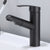 Modern Sink Faucet Solid Color Metal Vessel Sink Bathroom Faucet Black Round Clearhalo 'Bathroom Remodel & Bathroom Fixtures' 'Bathroom Sink Faucets' 'Bathroom Sinks & Faucet Components' 'bathroom_sink_faucets' 'Home Improvement' 'home_improvement' 'home_improvement_bathroom_sink_faucets' 6284666