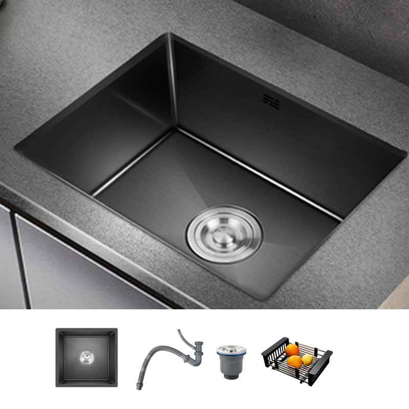 Classic Sink Stainless Steel Drop-In Friction Resistant Sink for Kitchen Sink Only None Clearhalo 'Home Improvement' 'home_improvement' 'home_improvement_kitchen_sinks' 'Kitchen Remodel & Kitchen Fixtures' 'Kitchen Sinks & Faucet Components' 'Kitchen Sinks' 'kitchen_sinks' 6284927