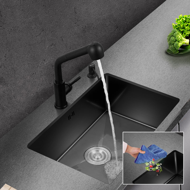 Classic Sink Stainless Steel Drop-In Friction Resistant Sink for Kitchen Clearhalo 'Home Improvement' 'home_improvement' 'home_improvement_kitchen_sinks' 'Kitchen Remodel & Kitchen Fixtures' 'Kitchen Sinks & Faucet Components' 'Kitchen Sinks' 'kitchen_sinks' 6284932